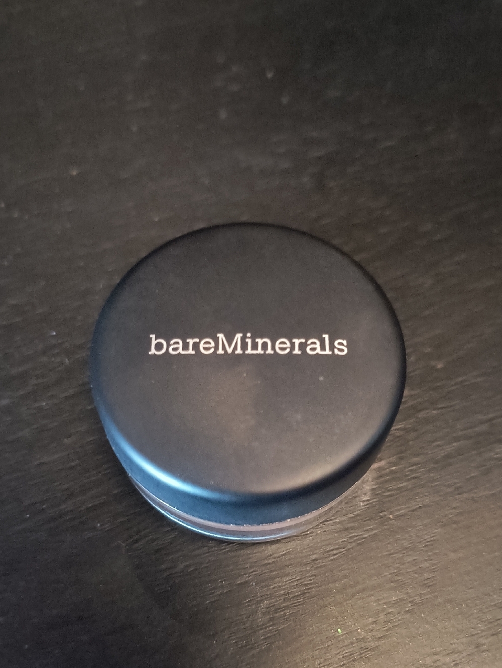 Vintage bareMinerals Small Black Travel Accessory Jar